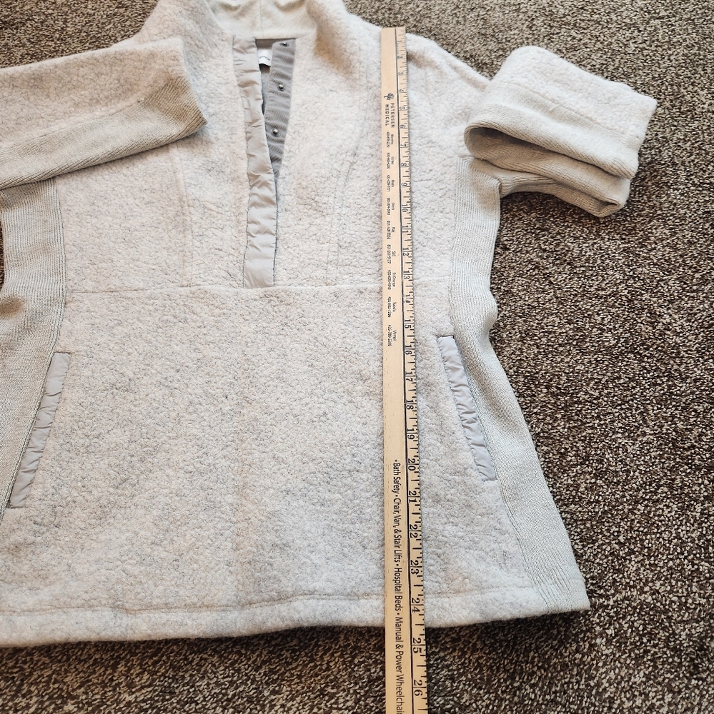 Smartwool Anchorline Sherpa Pullover Size Medium In Ash Heather - Picture 5 of 5